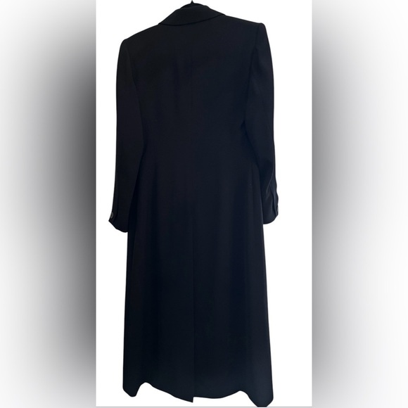 Benelle New York Black Trench Coat, Vintage, Women’s Size 6 - Picture 2 of 9